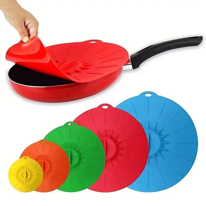 YAHUNI Lot De 6 Lève-Couvercles En Silicone Résistant à La Chaleur - Support Couvercle En Forme De Carotte