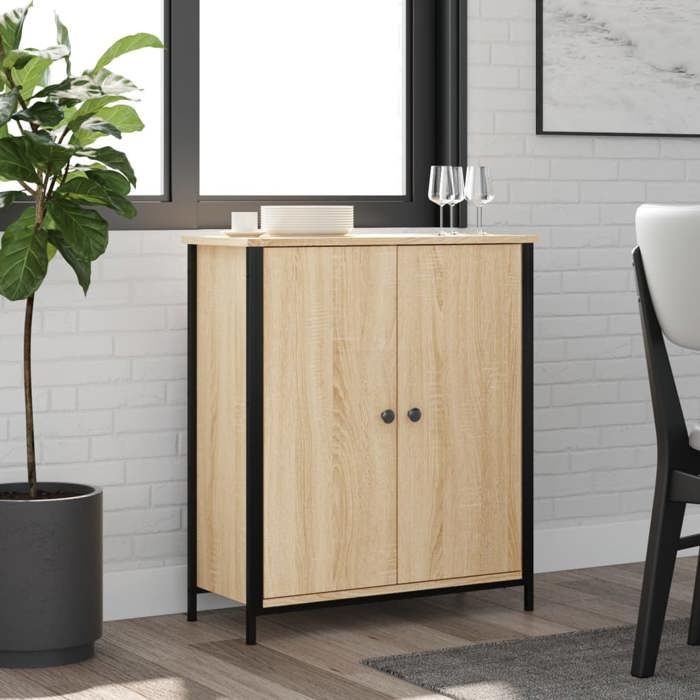 SALE 2025Meuble bas bahut vaisselier - Buffet - Buffet chêne sonoma 70x30x80cm - Bois dingénierie ABHT 3278281