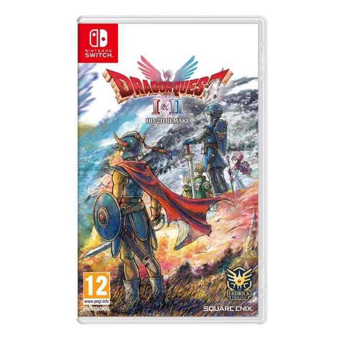 Jeu vidéo RPG Square Enix Dragon Quest I & II HD 2D Remake Nintendo Switch Trilogie Erdrick Jeu de rôle