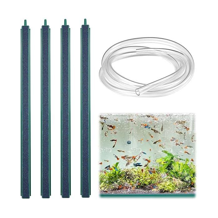 4 Pièces 30 cm Bulleur Aquarium Pierre à Air Silencieuses Diffuseur Air Aquarium Barres à Bulles Dair Diffuseurs Bandes PERLE