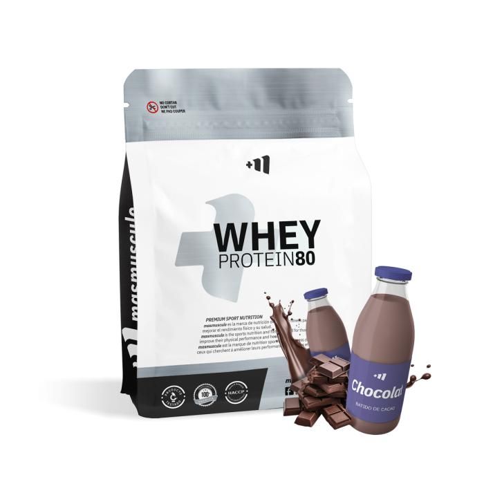 MASmusculo Whey Protein80 (Refill Bag) - 3 Kg - Chocolate - Protéine de lactosérum