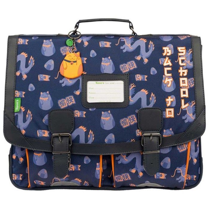 Cartable - TANNS - Adam - 41 x 33 x 17 cm - Matière recyclée (bouteilles) - Mixte primaire