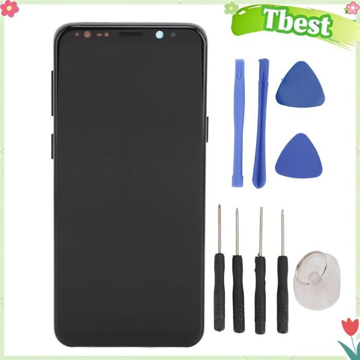 Ensemble de Numéros Daffichage LCD de Remplacement Décran S9 avec Outils de Réparation pour S9 SM G960