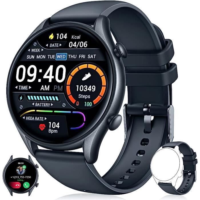 Montre intelligente pour homme avec appels Bluetooth tracker de sport étanche de 1 32 pouces pour Android iOS no MONTRE BLUETOOTH Montre intelligente pour homme avec appels Bluetooth tracker de sport étanche de 1 32 pouces pour Android iOS no MONTRE BLUETOOTH