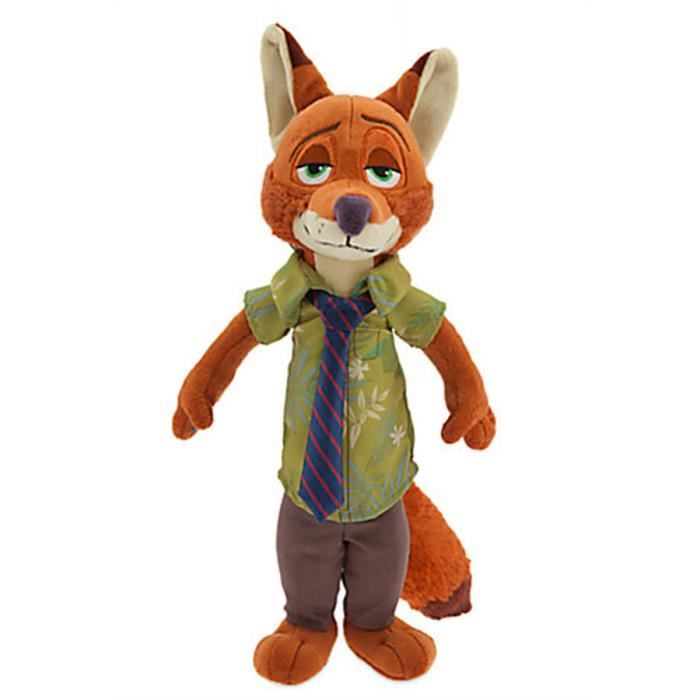 Demarkt Zootopie Disney Peluche Nick Wilde Poupée en Peluches -