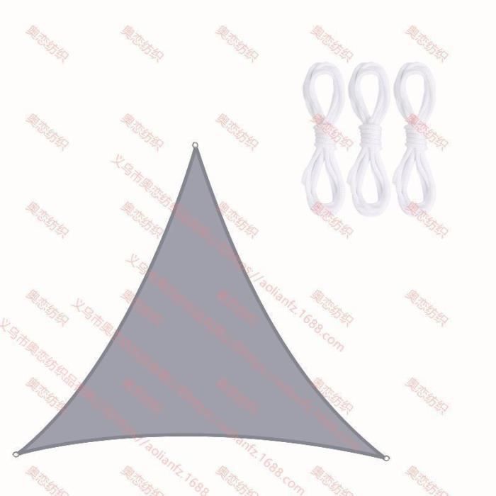 Voile D'ombrage 3x4 M CHSG - Toile Imperméable, Protection UV 90%, Pour Terrasse, Jardin, Balcon