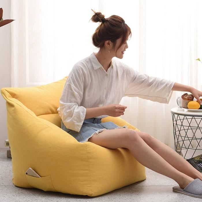 Housse De Pouf Poire XXL 120x100cm - Sans Remplissage - Tissu Durable Pour Intérieur/Extérieur