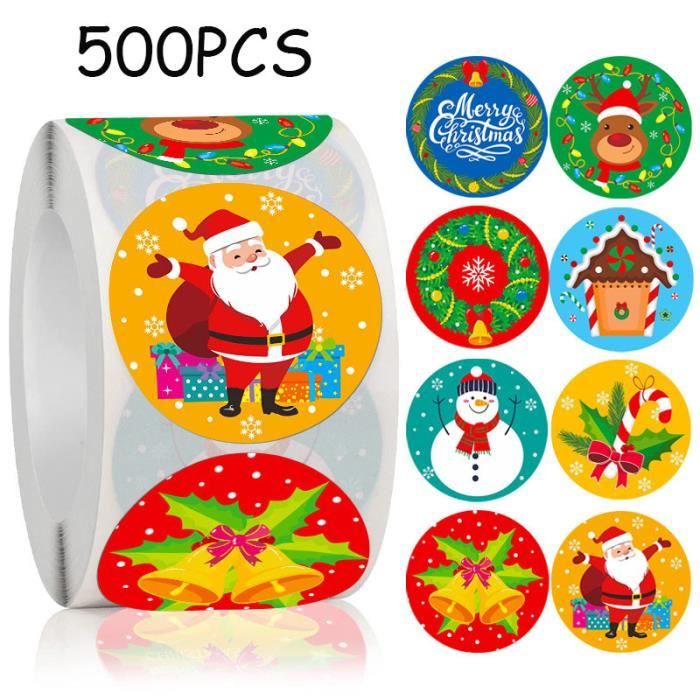 Lot 1000 Autocollants Noël Flocons De Neige Feuille D'Or - 6 Designs Différents - 3,8 Cm - Idéal Cartes, Cadeaux, Déco Hivernale