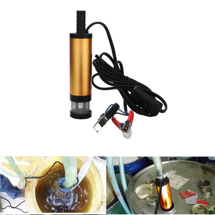 Pompe de Transfert Submersible 12v pour La Caravane//Bateau De Ravitaillement D en Carburant De Carburant Diesel