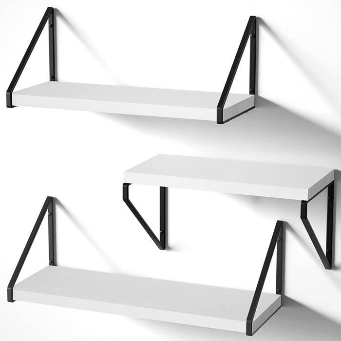 Étagère Murale Flottante Facette Non Traitée