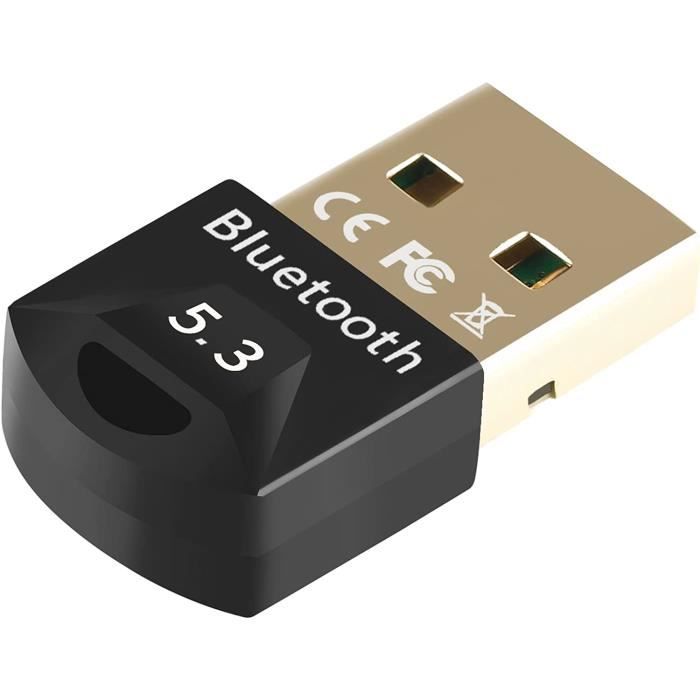 Adaptateur USB Bluetooth 5.3, Clé Bluetooth Dongle pour Windows 11-10-8.1,  Supporte Casque, Souris, Manette, Clavier, A306 - Cdiscount Informatique