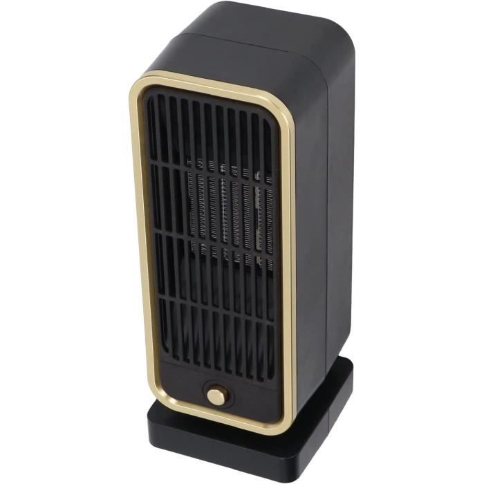 Radiateur D'Appoint 500W Silencieux - Chauffage Rapid 2 Modes Oscillant 360°