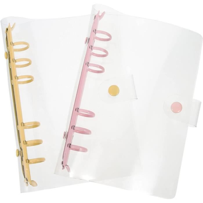 Feuillet Mobile,classeur En PVC Souple,couverture De Carnet De Notes Et
