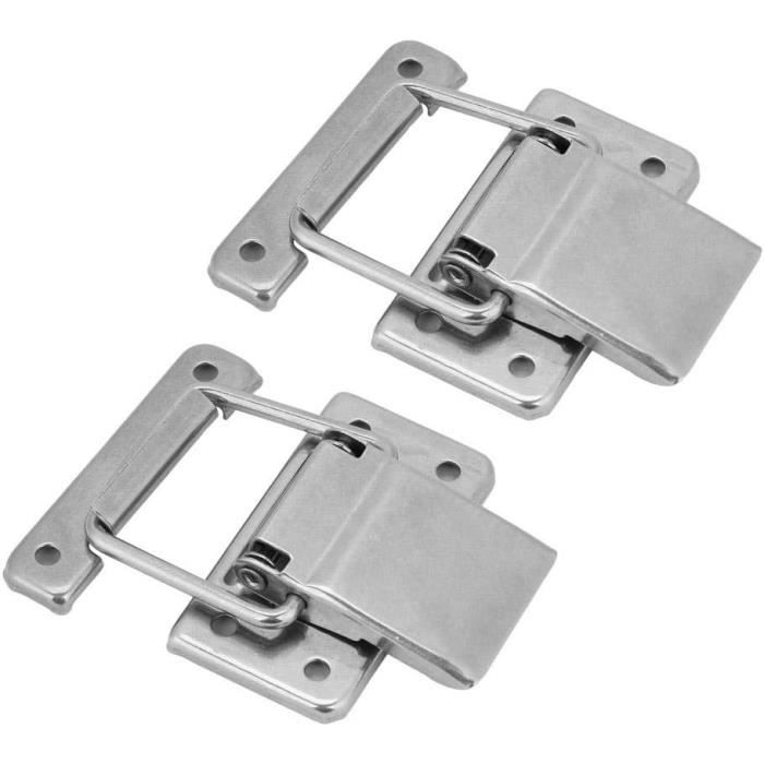 Outanaya Loquet à Ressort à Bascule En Acier Inoxydable 201 Avec Trou