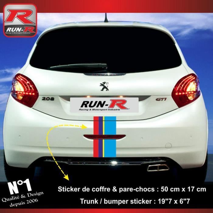 Sticker arriere pour PEUGEOT Sport pour 208 - 207 - Cdiscount Auto