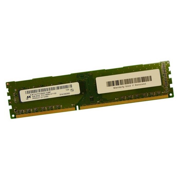 Micron Tech 4Go Ram PC Bureau Micron Mt16Jtf51264Az-1G4M1 240Pin Ddr3 Pc3-10600U 1333Mhz Cl9