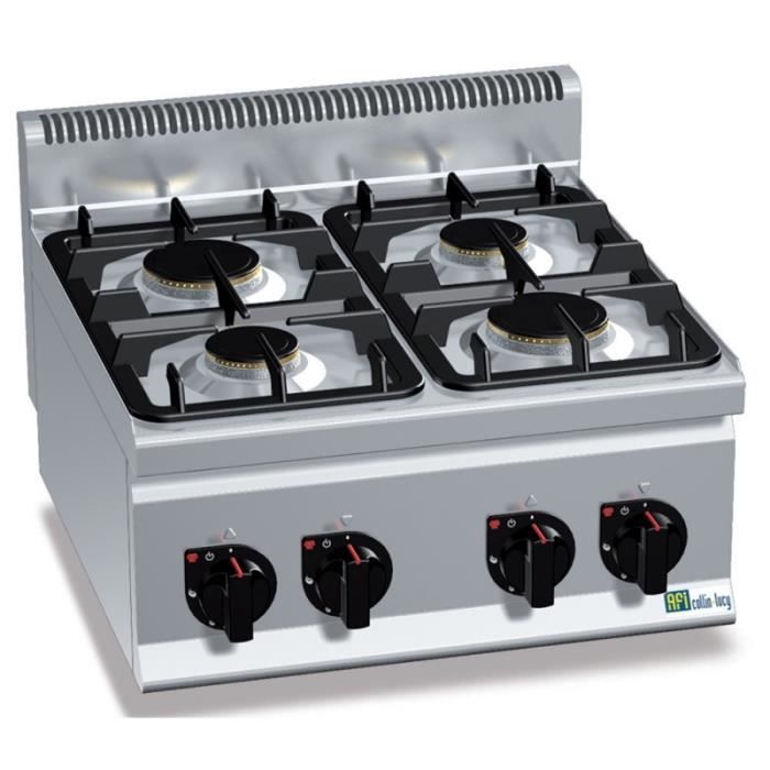 Fourneau Professionnel 2 4 Ou 6 Feux Vifs 4 Feux Achat