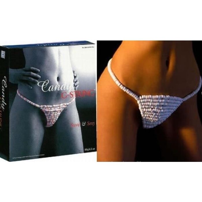 string bonbons femme