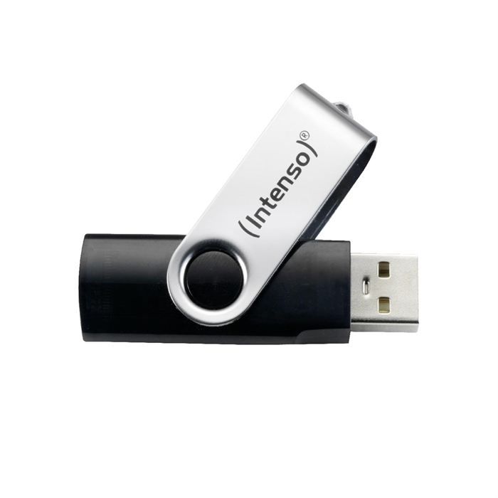 Clé USB 8GB Intenso Basic Line - Capacité de stockage 8 Go - Interface USB 2.0 - Design élégant