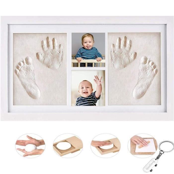 Kit Pour Empreintes Bébé, Cadre Photo Nouveau-Né, Kit Moulage Pieds De