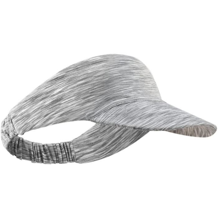 Visière En Paille Pour Femme - Chapeau De Soleil Pliable, Tour De Tête 55-58cm - Protection UV Légère Pour Plage, Jardin, Randonnée