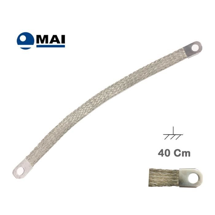 Tresse de masse ou de mise à la terre 40 cm - Cdiscount Bricolage