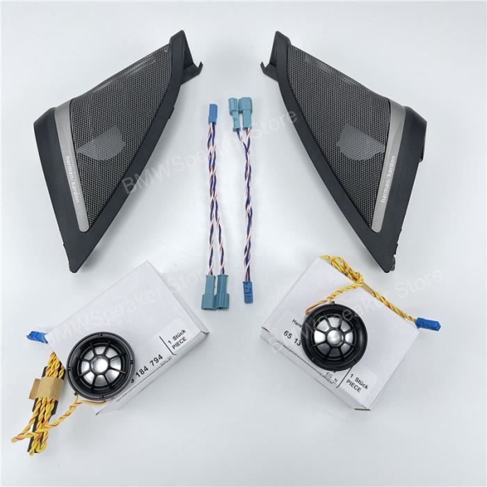 G30-2TWEETER2COVER - Couverture de haut-parleur pour porte avant de voiture, pour BMW G30 G31 série 5, Kit de