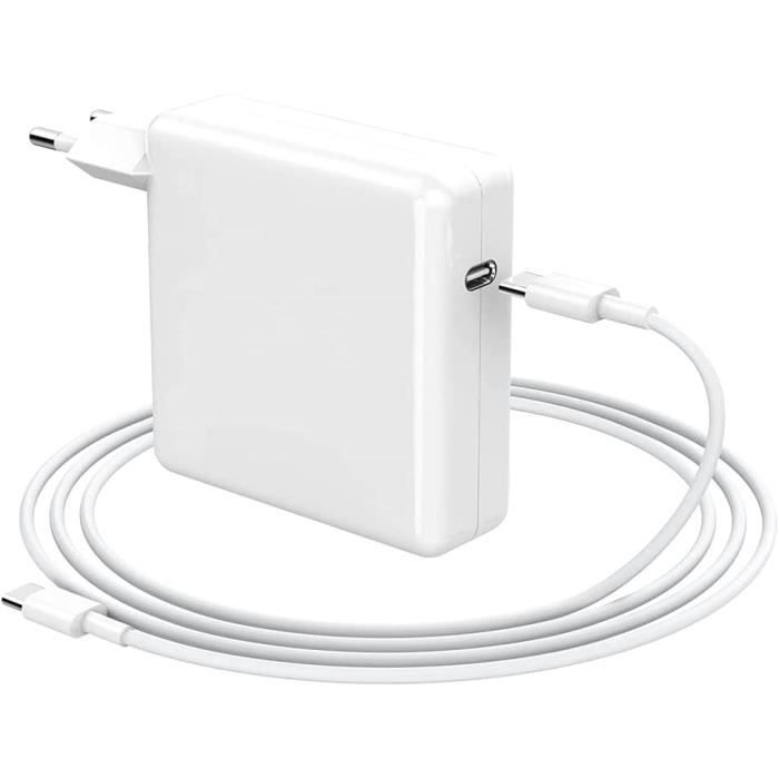 Chargeur pour MacBook Pro, chargeur pour MacBook Air 13 po 12 po 2020 2019  2018 2016 2015, MacBook Air 13 po 2020-2018, i-Pad Pro 65 W USB C charger