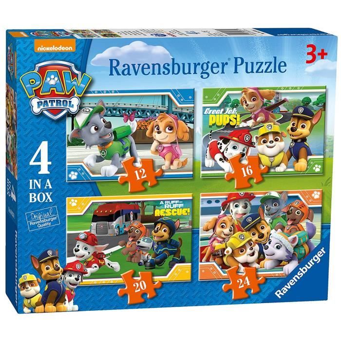 Puzzle paw patrol 3 ans