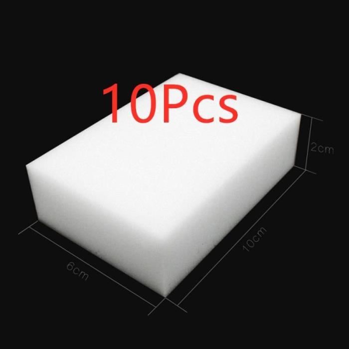 Éponge Mélamine Composite Avec Fibre Blanche Non Abrasive - Tampon Pad 250 X 115 Mm épaisseur 30mm