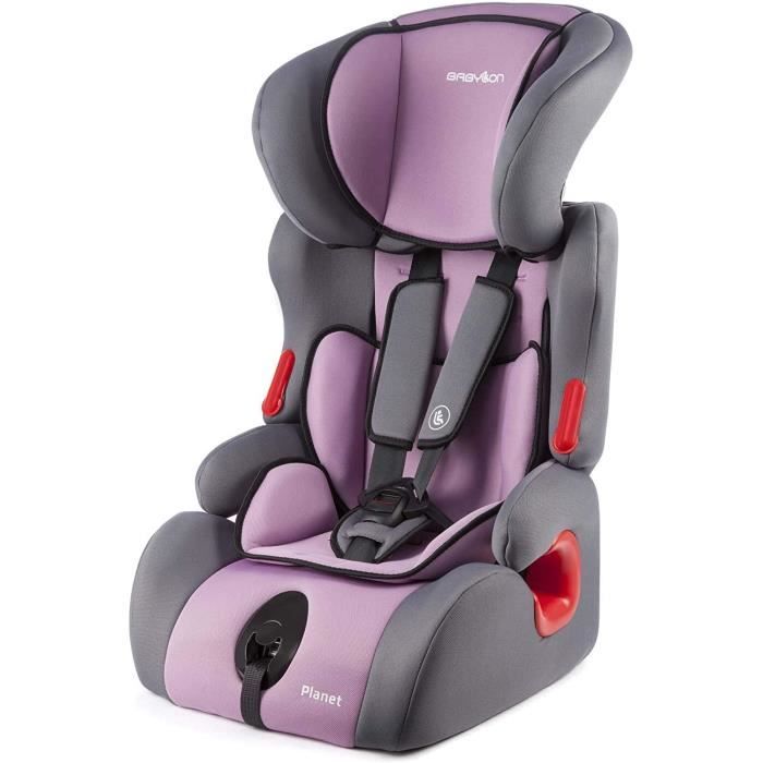 BABYLON siege auto Planet siège auto groupe 1/2/3 sièges auto 9-36 kg (de 1  à 12 ans) rehausseur voiture avec dossier, avec ceinture de sécurité à 5