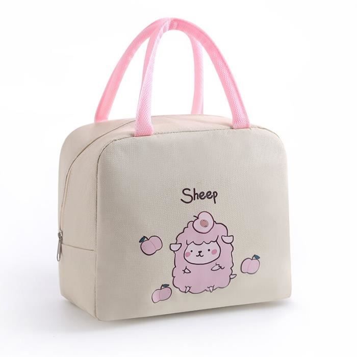 Sac Isotherme De Pique-nique - Portable, Imperméable, Avec Fermeture Éclair - Idéal Pour Déjeuner Et Sorties Extérieures (Bleu)