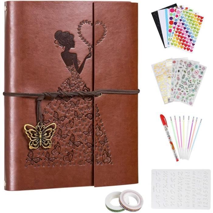 Altopbum Album Photo Scrapbooking 60 Pages Noires Voyage Mariage Album