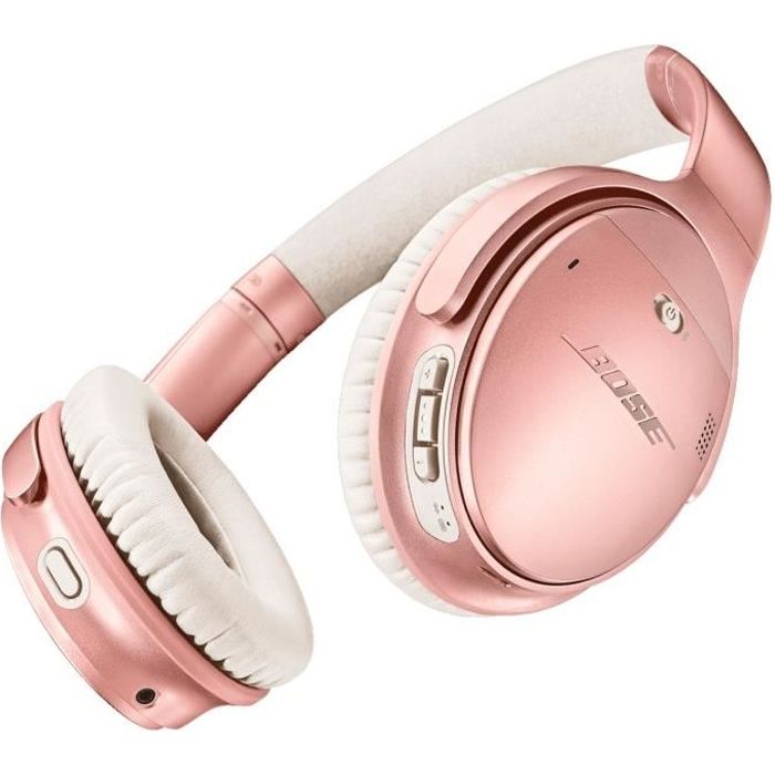 Bose QuietComfort 35 II ROSE GOLD avec micro pleine taille Bluetooth sans  fil NFC* Suppresseur de bruit actif jack 3,5mm isolation… - Cdiscount TV  Son Photo