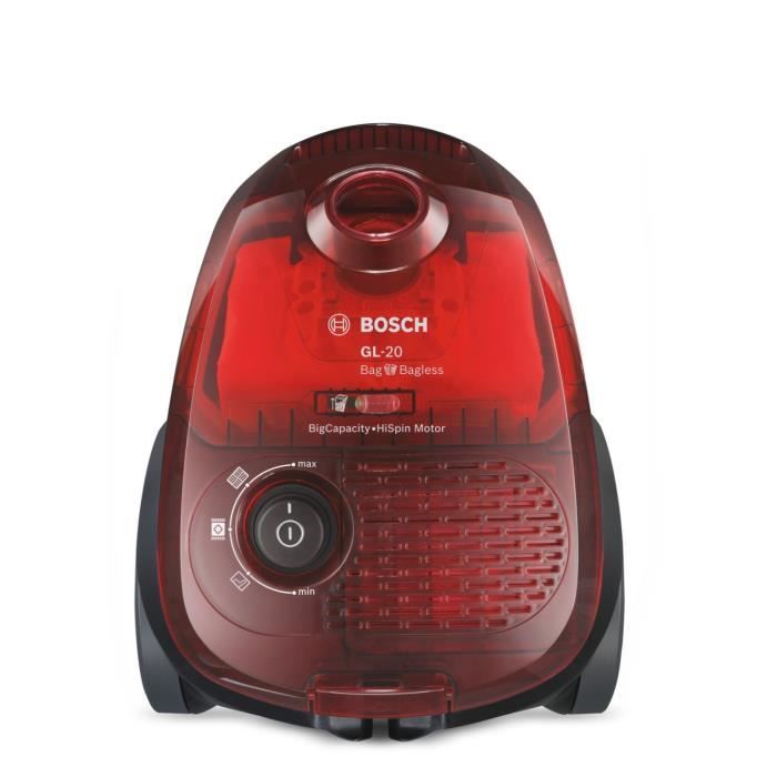 BOSCH GL20 Aspirateur avec ou sans sac Bag Bagless 650W 80 dB