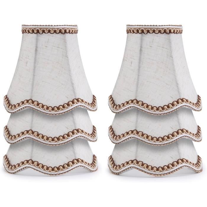 Abats-Jour De Lampe En Tissu Lot De 6 Pièces Abats Jour Lampe De