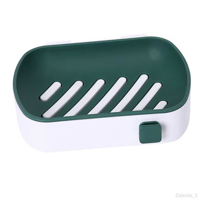 Porte-Savon Mural Étanche – Lot De 2 Avec Plateau Drainant | Support Pour Douche Et Salle De Bain