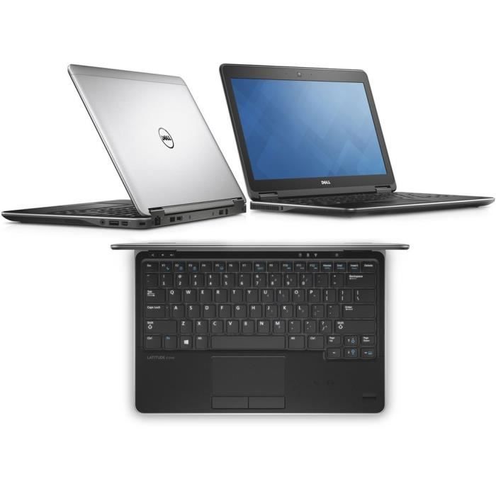 Tres Bon Etat - Windows 7 Pro - Dell Latitude E7240 125 Core i5-4300U 2.5 GHz 8 Go 480Go Ssd Windows 7 Pro - Dell