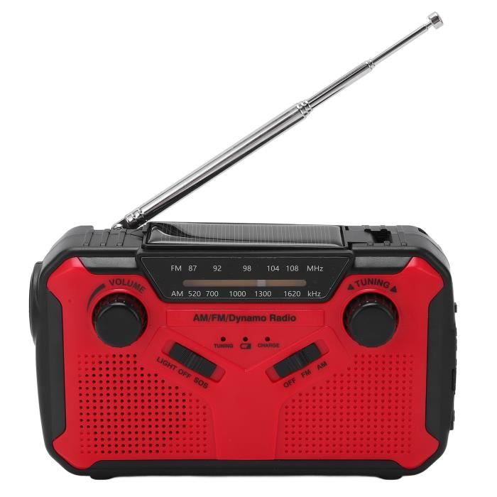 KIMISS Radio météo d'urgence Radio météo multifonction SOS 4