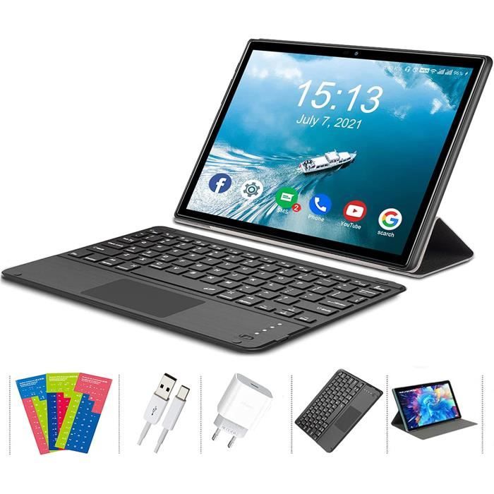 Ordinateur Portable 2 en 1- 10,1IPS - Stockage 64Go - 4 Go RAM - Android  10.1 - 4G Tablette - Rose - Cdiscount Informatique