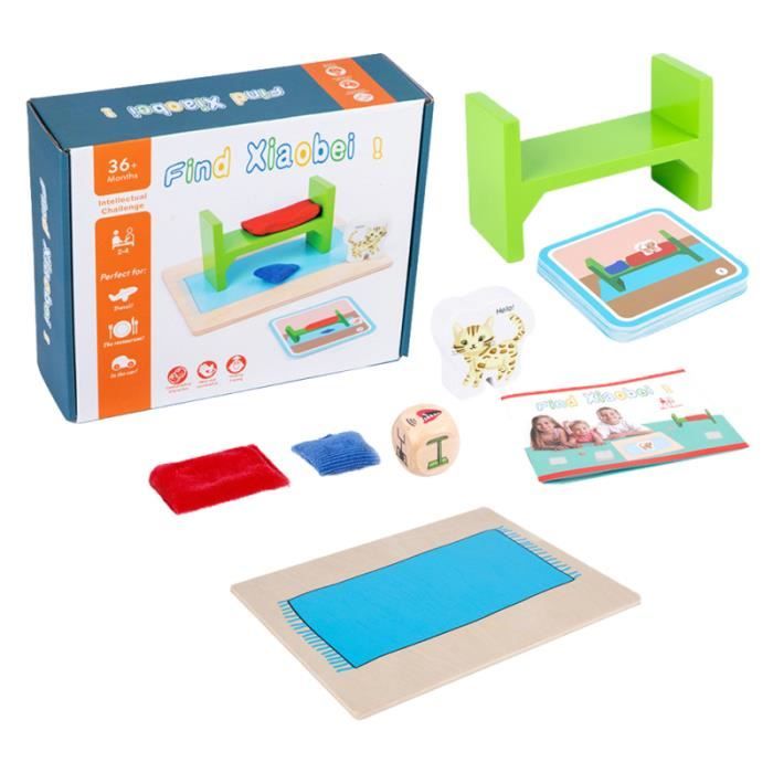 1 Ensemble de jeux de planche de bois enfants hand - - jouet anti-stress jeux de recre - jeux d 