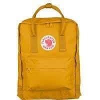 FJALLRAVEN Sac à dos Kanken F23510-160 Jaune moutarde