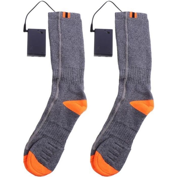 Chaussettes chauffantes Homme Femme Chaussette à batterie Pieds froids thermiques électriques