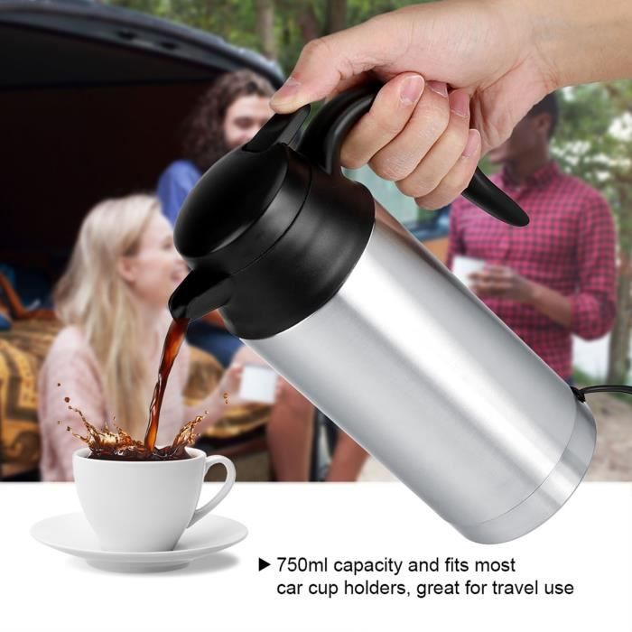 Tasse Chauffante Voiture 500 Ml – Garde Ton Café Ou Thé Bien Au Chaud Sur La Route !
