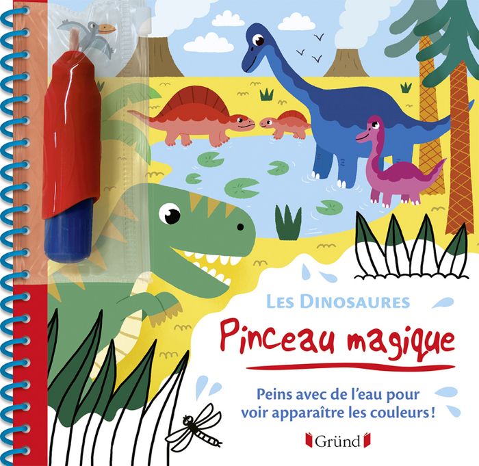 Peinture magique à l'eau - Les dinosaures - Editions Lito
