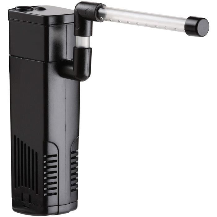 Comparer les prix de PRESOMA Filtre Intérieur Aquarium avec 3,5W Pompe à Eau d’Un Débit de 150L/H