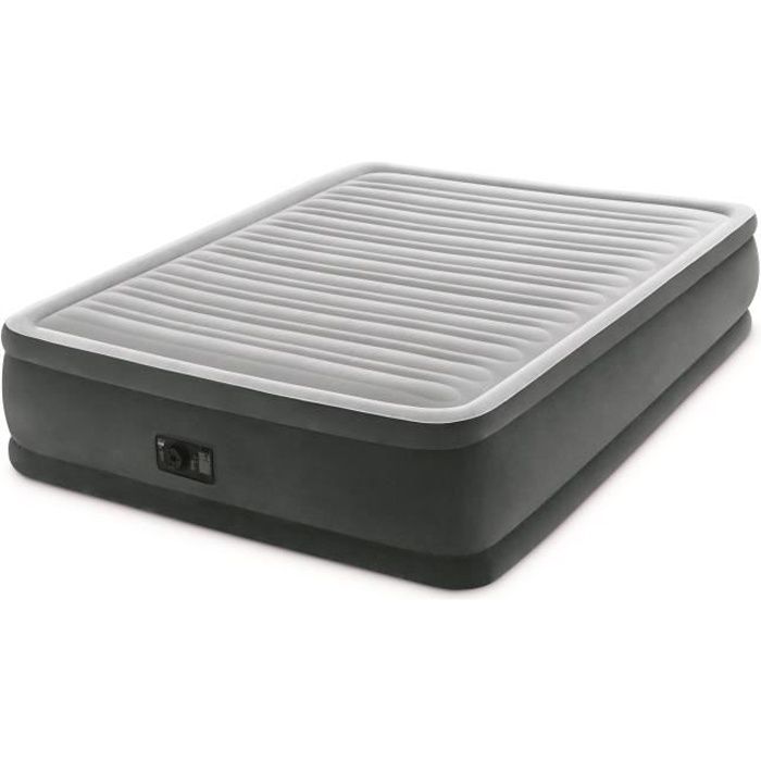 intex matelas gonflable 152x203 technologie fiber tech 46 cm comfort plush cdiscount maison