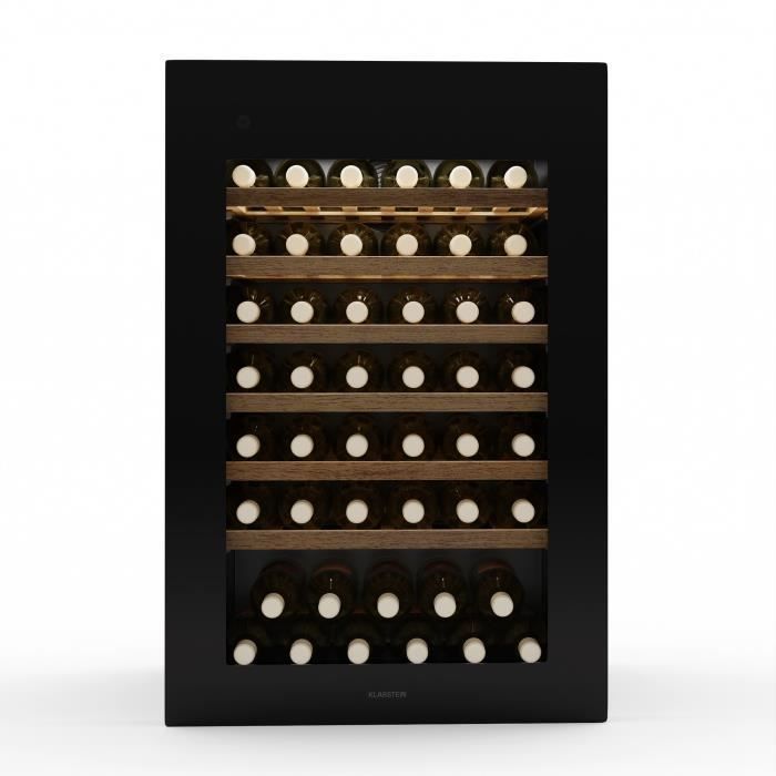 Cave à vin - KLARSTEIN - Rhone 59 Uno - 59 bouteilles - Commande LED - Silencieuse 38 dB - Klarstein