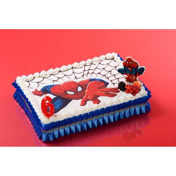 Disque décoratif pour gâteau SPIDERMAN