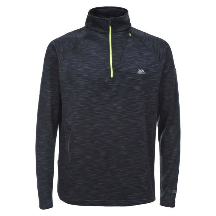 Chemise technique homme Trespass Collins - manches longues - noir
